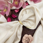 Vriksham Elegant Jadau Kundan Floral Finger Ring-White Red & Green-J3407